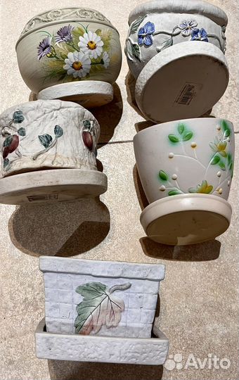 Горшок керамический 5 шт
