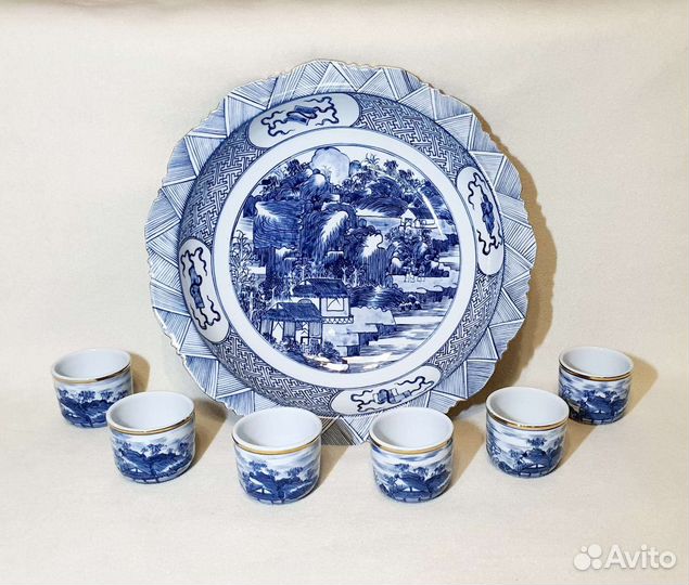 Шикарный набор для чая. Ручная роспись. Тайланд