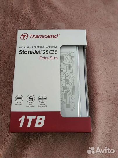Жёсткий диск Transcend storejet 25c3s extra slim
