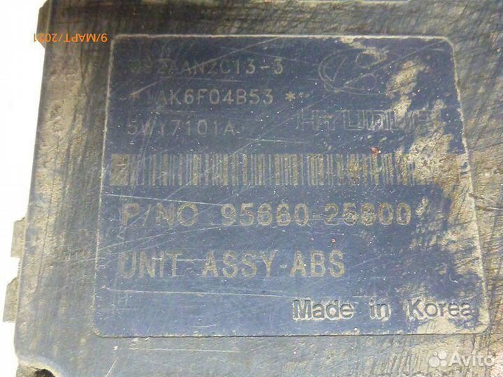 Блок abs Hyundai Accent LC2 G4EC 2006