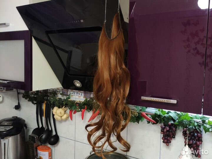 Волосы накладные на резинке