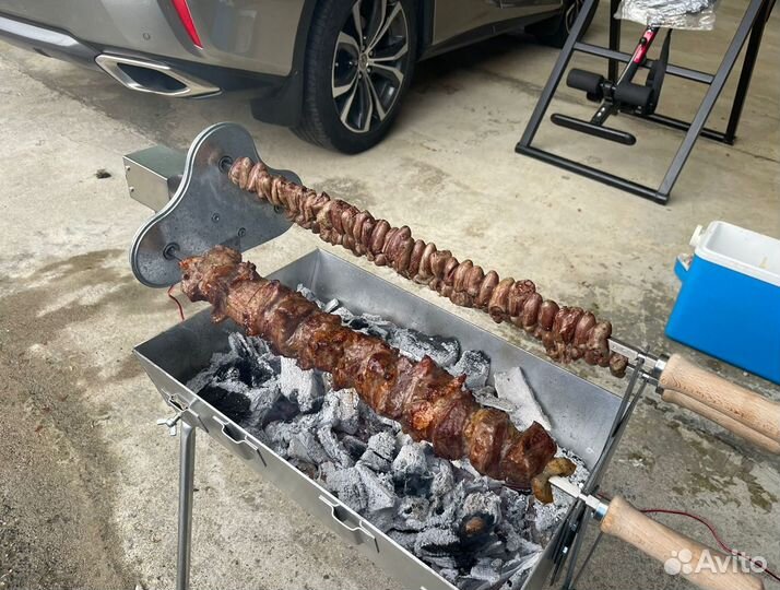 Мангал барбекю автоматический