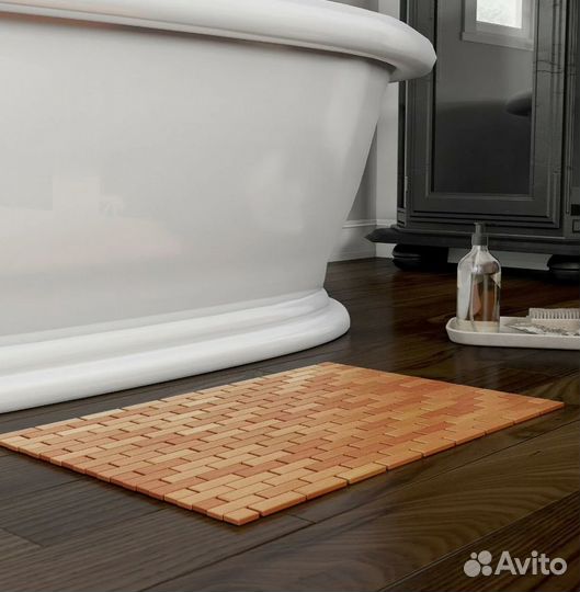 Коврик для ванной из бамбука