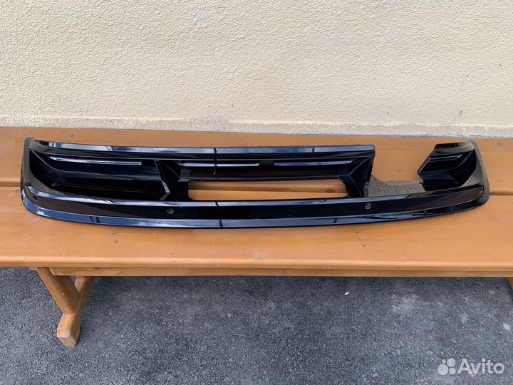 Диффузор на задний бампер volkswagen tiguan