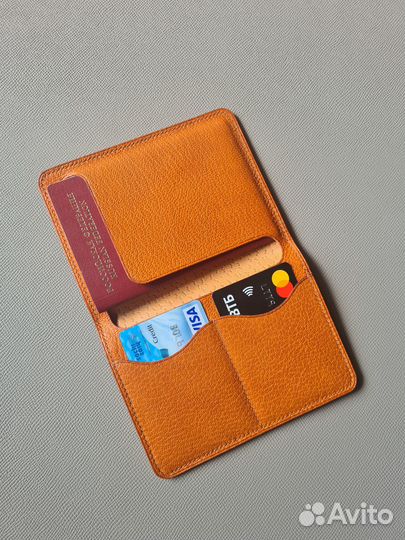 Обложка для паспорта натуральная кожа