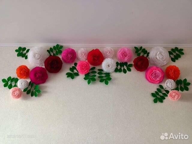 Цветы для фотозоны. Фотозона новая