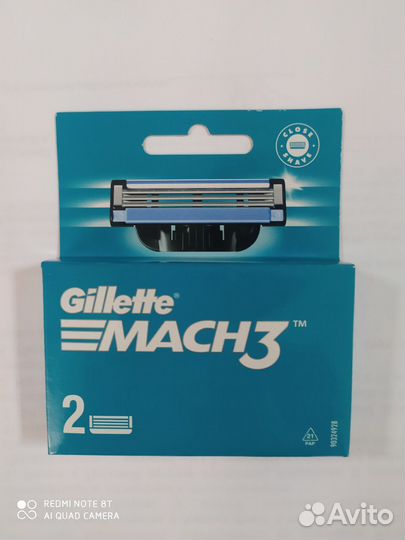 Кассеты и станок Gillete mach 3