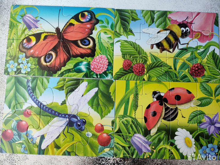 Пазлы для малышей / детей от полутора лет паззлы