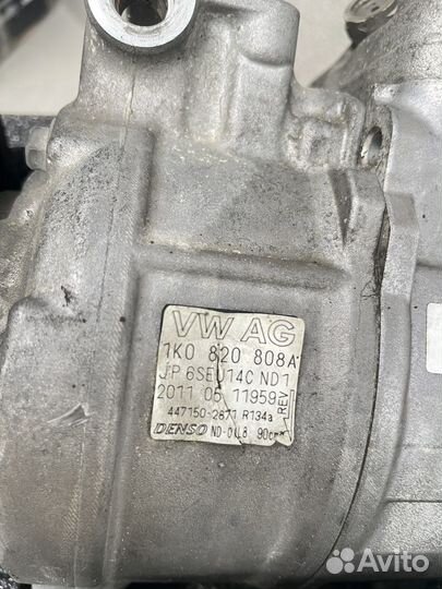 Компрессор кондиционера skoda octavia a5