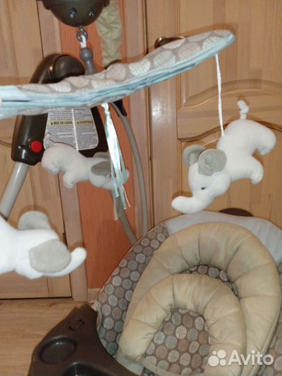 Детская качель качелька со столиком