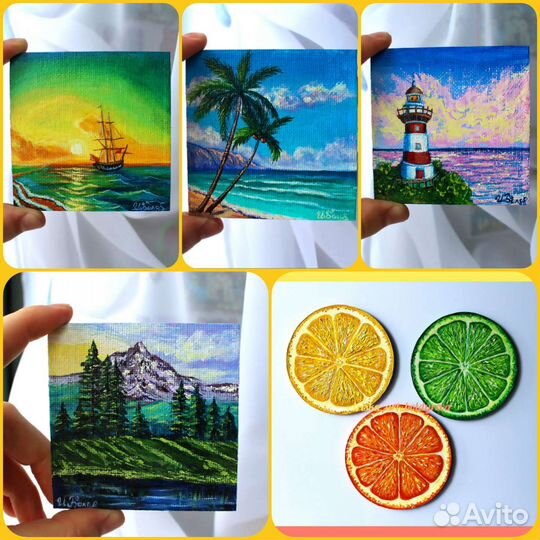 Магнит на холодильник ручной работы. Сувенир