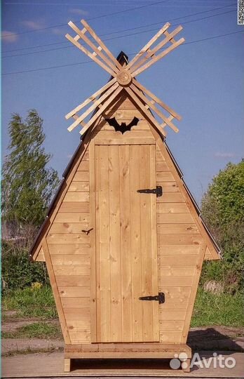 Дачный туалет с установкой Ч434