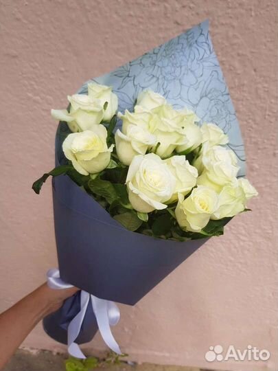 Цветы розы букет