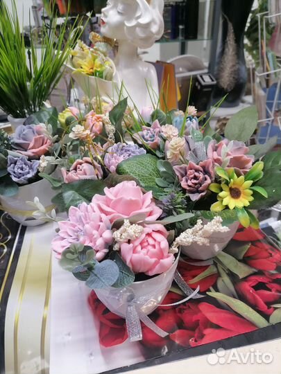 Букет сувенирный из мыла