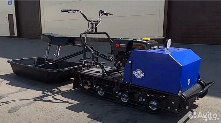 Мотобуксировщик Лидер с седельным модулем 15 л.с