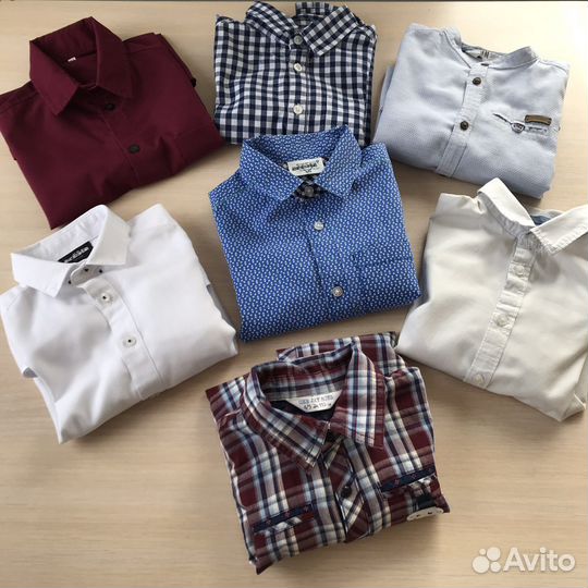 Рубашки 5шт для мальчика (пакетом)