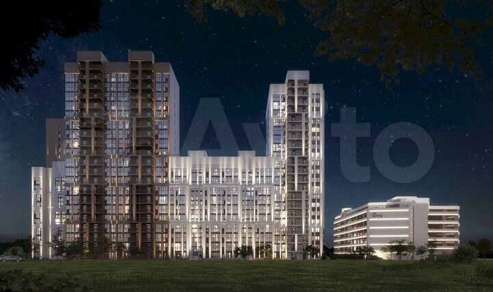 2-к. квартира, 53 м², 4/20 эт.