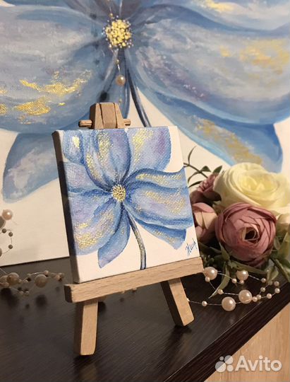 Живопись. Миниатюра на холсте. Акрил