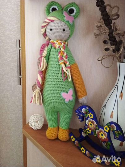 Вязаные игрушки в костюмах разных зверушек