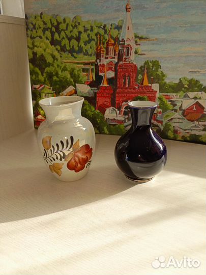 Красивые хрустальные вазы СССР