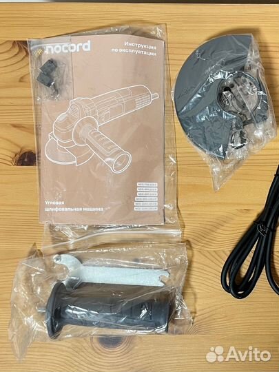Новая угш Nocord, 1100 Вт, диск 125 мм