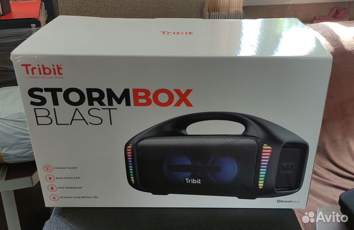 Tribit stormbox blast 90W Портативная колонка