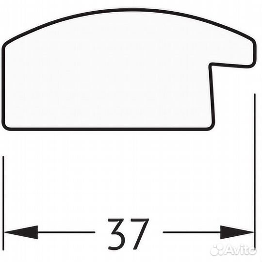 Зеркало Evoform Definite 150х70 BY 0765 в багетно