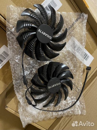 Кулер для видеокарты gigabyte 88мм, 5 штук