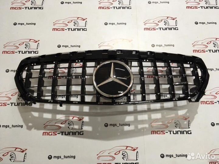 Решетка на Mercedes CLA AMG w117 GT Дистроник