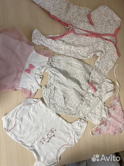 Вещи пакетом на девочку 62-74