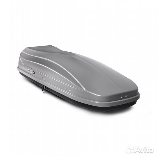 Автобокс на крышу MaxBox PRO 520 серый матовый