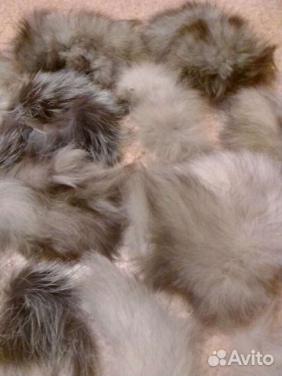 Лоскуты опушки куски меховые для рукоделия