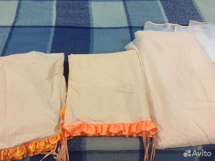 Бортики и балдахин в кроватку