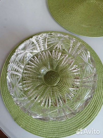 Большая хрустальная ваза СССР