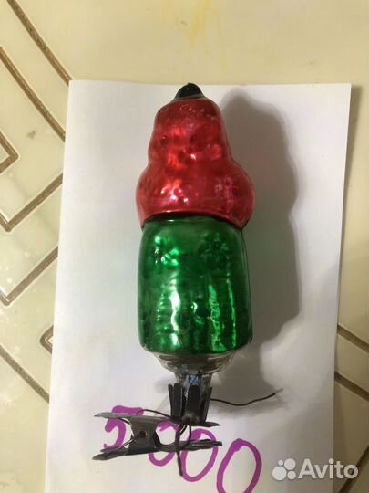 Новогодняя игрушка баба бабориха