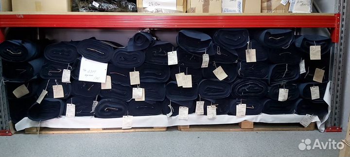 Ткань пш полушерстяная арт 2311 серо синего цвета