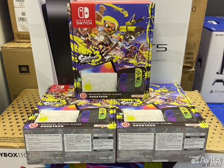 Nintendo switch oled splatoon 3 edition новая