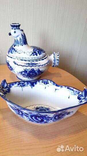 Гжель посуда фарфор
