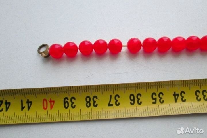 Украшение на шею. бусы/бусики пластмасс, СССР