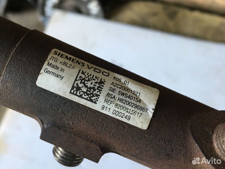 Топливная Рампа Renault 1.5DCI К9К