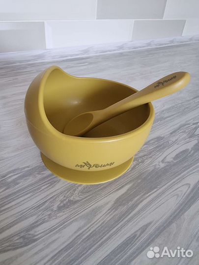 Силиконовая тарелка детская