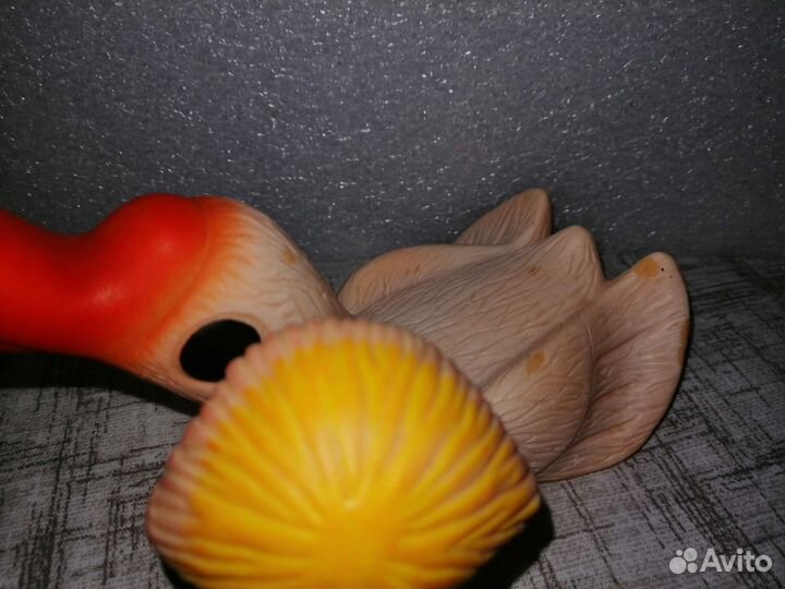 Резиновые игрушки СССР Иванушка и гусь