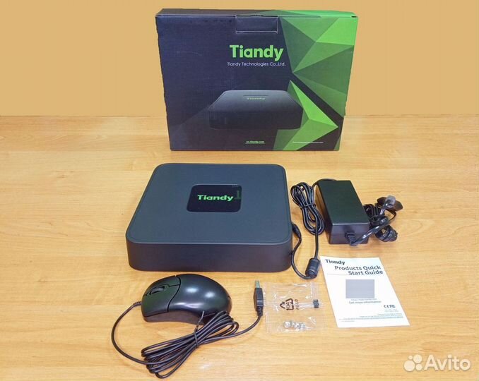 Tiandy 8 куполн IP камеры 2Мп с микф +рег (NO HDD)