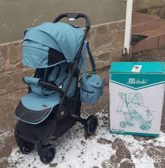 Коляска baballo прогулка 2023(озёрный - чр)