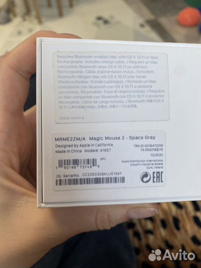 Мышка Magic Mouse 2 оригинал новая