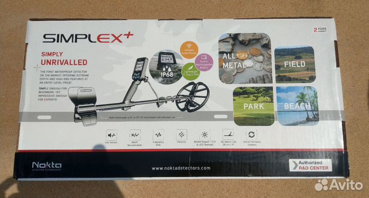 Новый металлоискатель Nokta Makro Simplex Plus