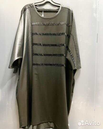 Платье туника большого размера