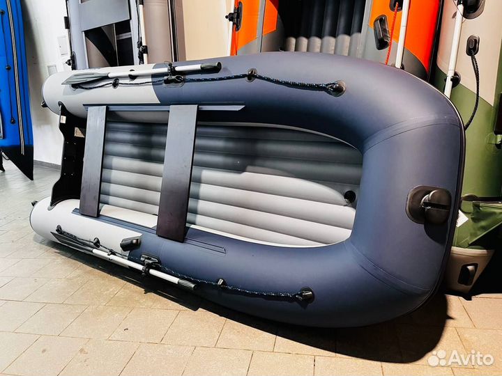 Лодка пвх Stormline Classic Air 360 серо-синяя