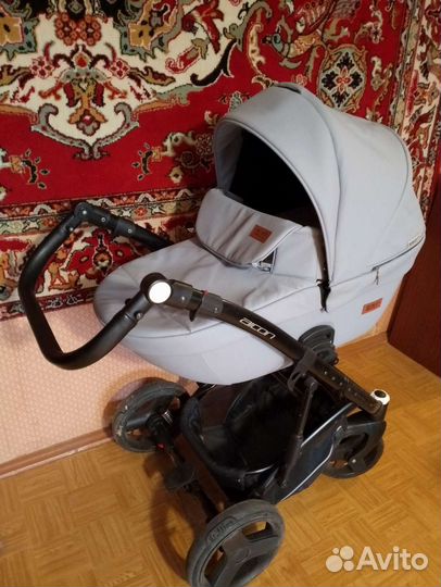 Коляска 2 в 1 эко кожа