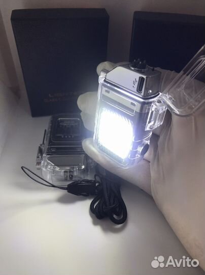 Водонепроницаемая зажигалка дуга с фонариком